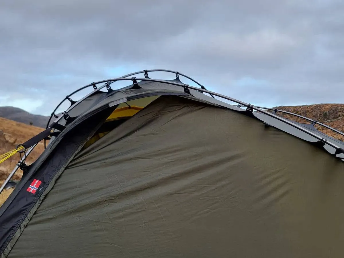 1 Person Camping & Hiking Tent - Vern 1 Tent - 2.60kg by Nortent