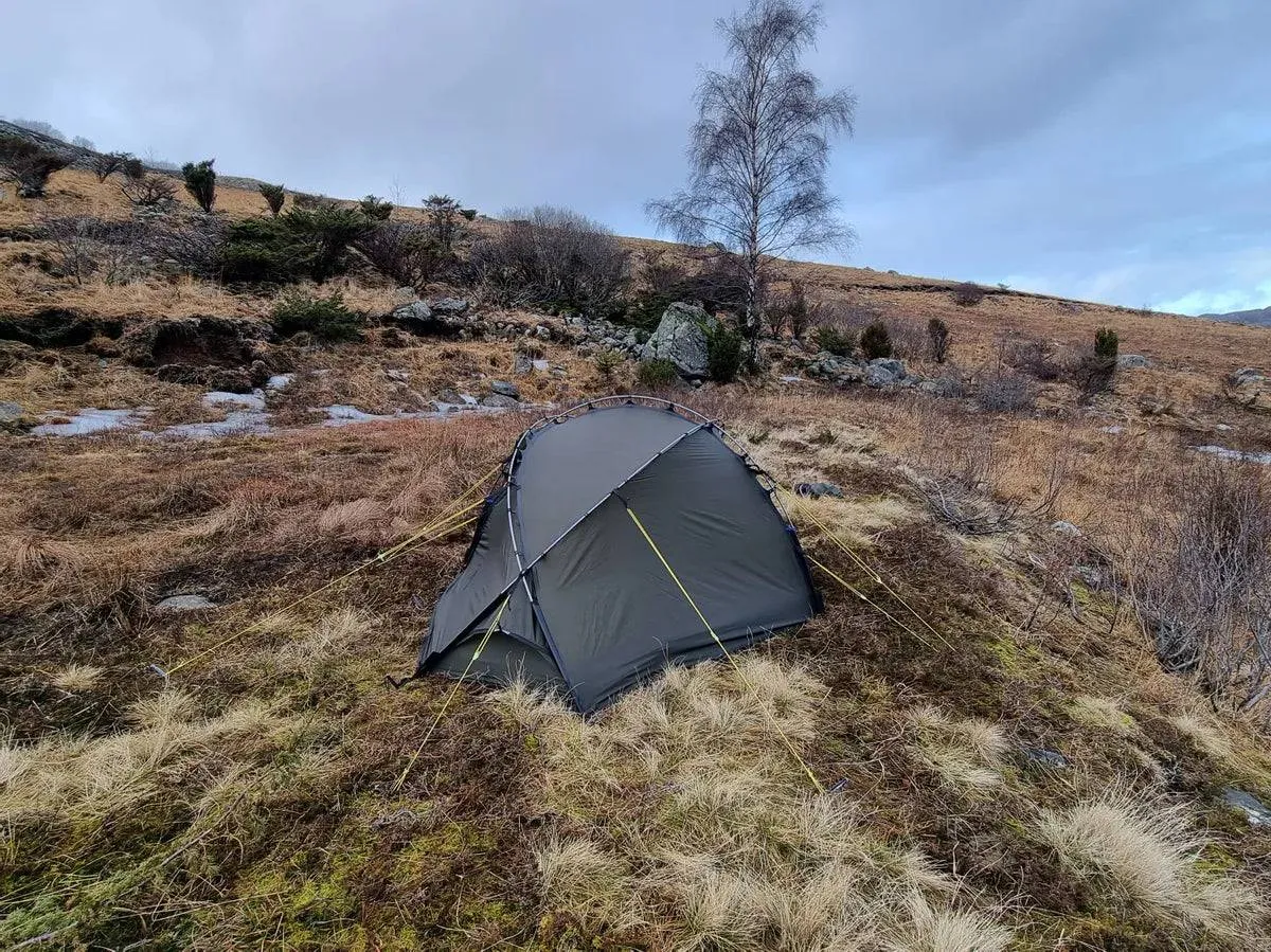 1 Person Camping & Hiking Tent - Vern 1 Tent - 2.60kg by Nortent