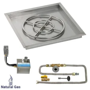 12" Drop in Burner Pan. Square. Automated