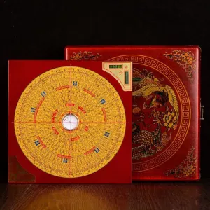 1pc 16.5cm Compass Feng Shui Compass High-Precision Copper Comprehensive Compass Portable Compass