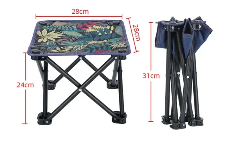 1PC Portable Fshing Stool Beach Chair Camping Picnic Chair Sketch chair outdoor Collapsible Stool Fishing Bench