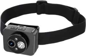 2-in-1 LED Headlamp with 1080P HD Action Camera, 64GB Storage, Waterproof & Dustproof Design, Wearable Video Recording Device for Electricians, Plumbers, Night Cycling, Fishing, and Outdoor Activities