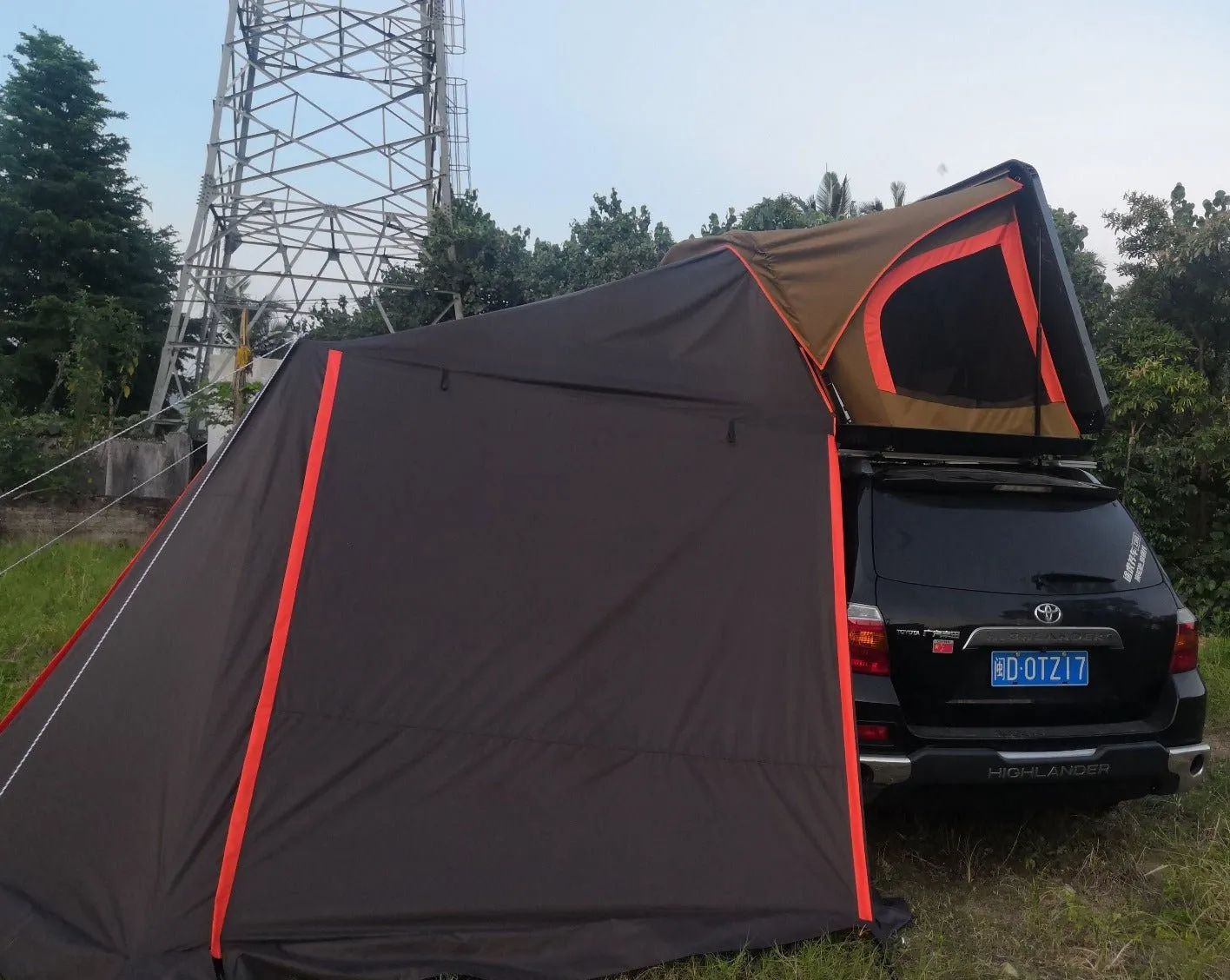 2  People Aluminum Hard shell Car  Roof Top Tent  MOT-T800