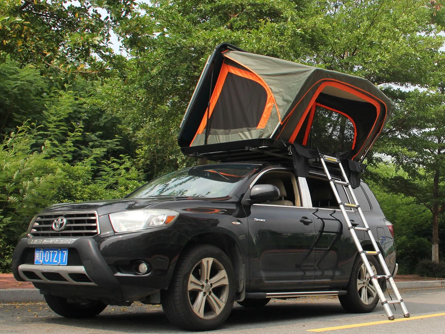 2  People Aluminum Hard shell Car  Roof Top Tent  MOT-T800