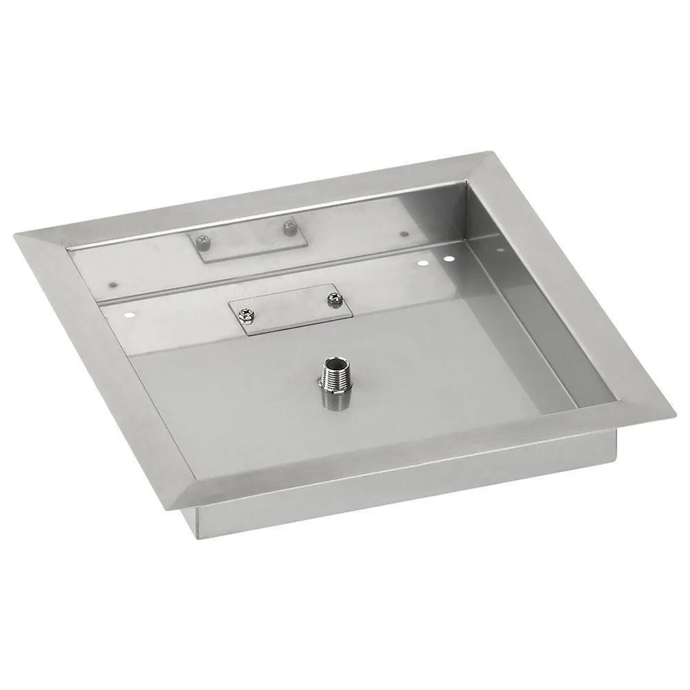 24" Drop in Burner Pan. Square