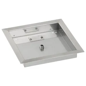 24" Drop in Burner Pan. Square