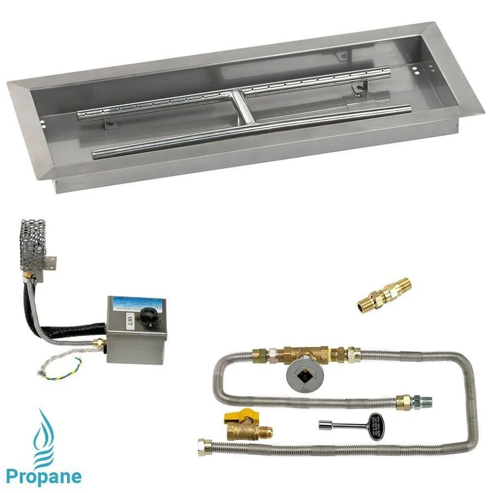 24" x 8" Drop in Pan. Rectangular. Automated