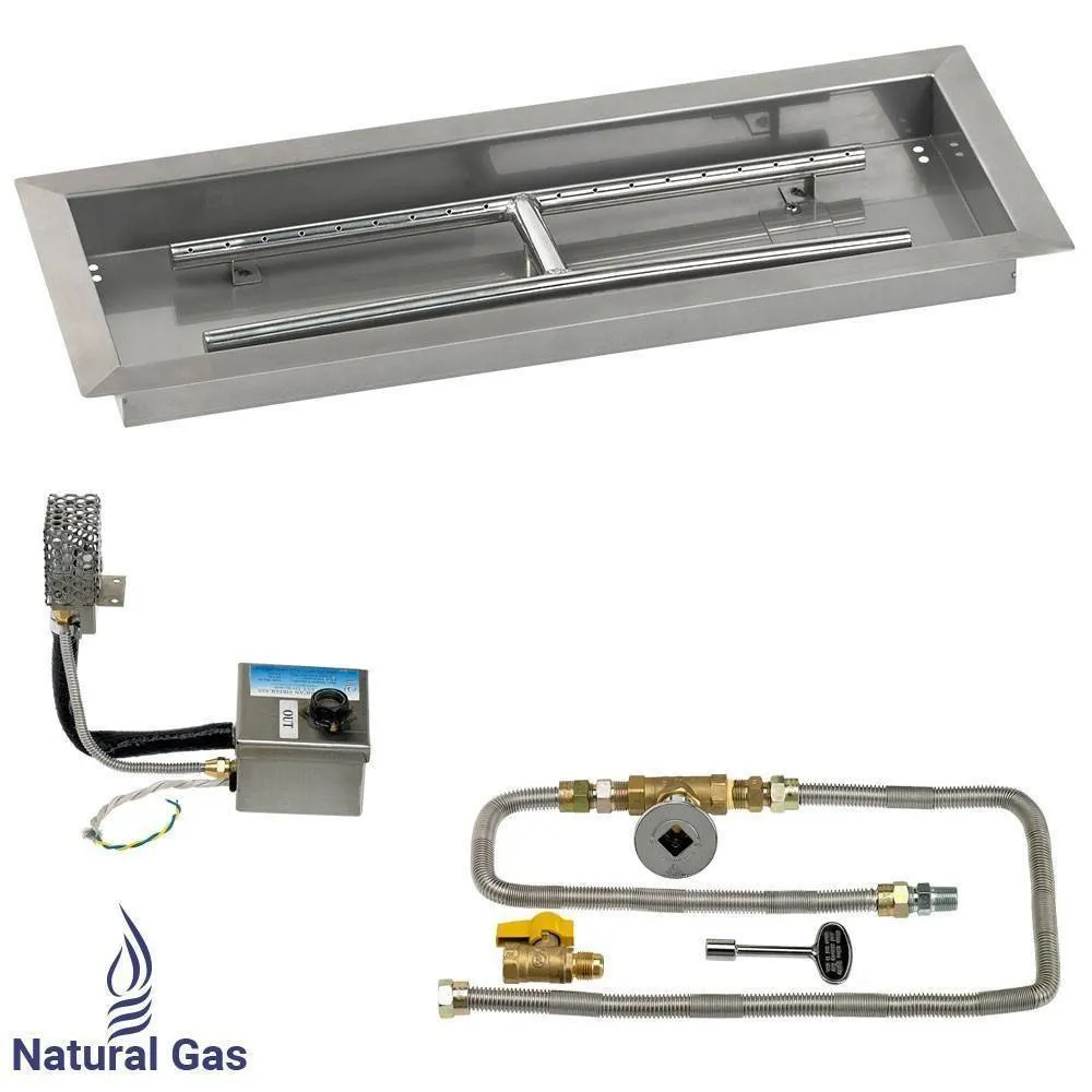 24" x 8" Drop in Pan. Rectangular. Automated