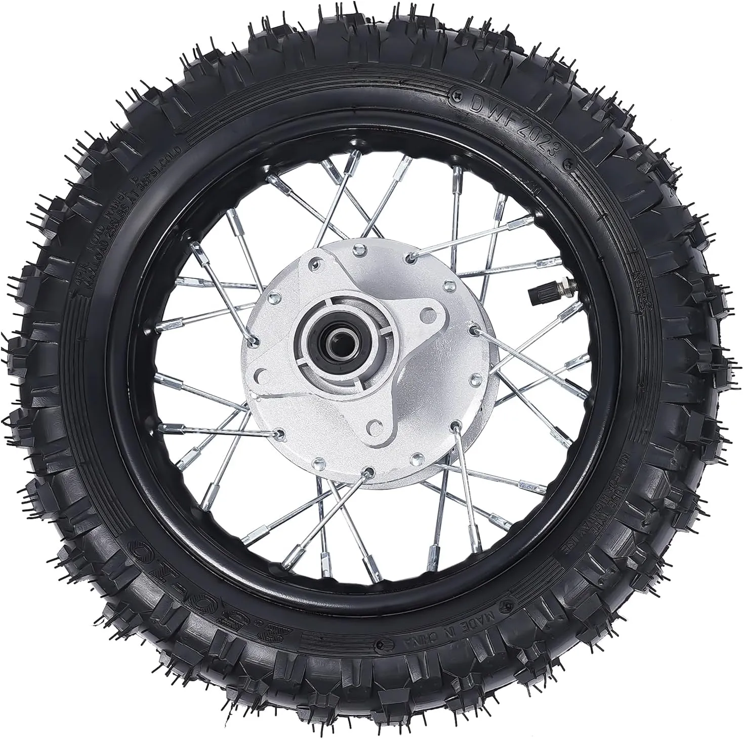 2.50-10 Front & Rear Wheels Rims Tires Assembly 2.5-10 Drum Brake Pit Bike Fits HondaCRF50 XR50 BBR KLX Dirt Bikes