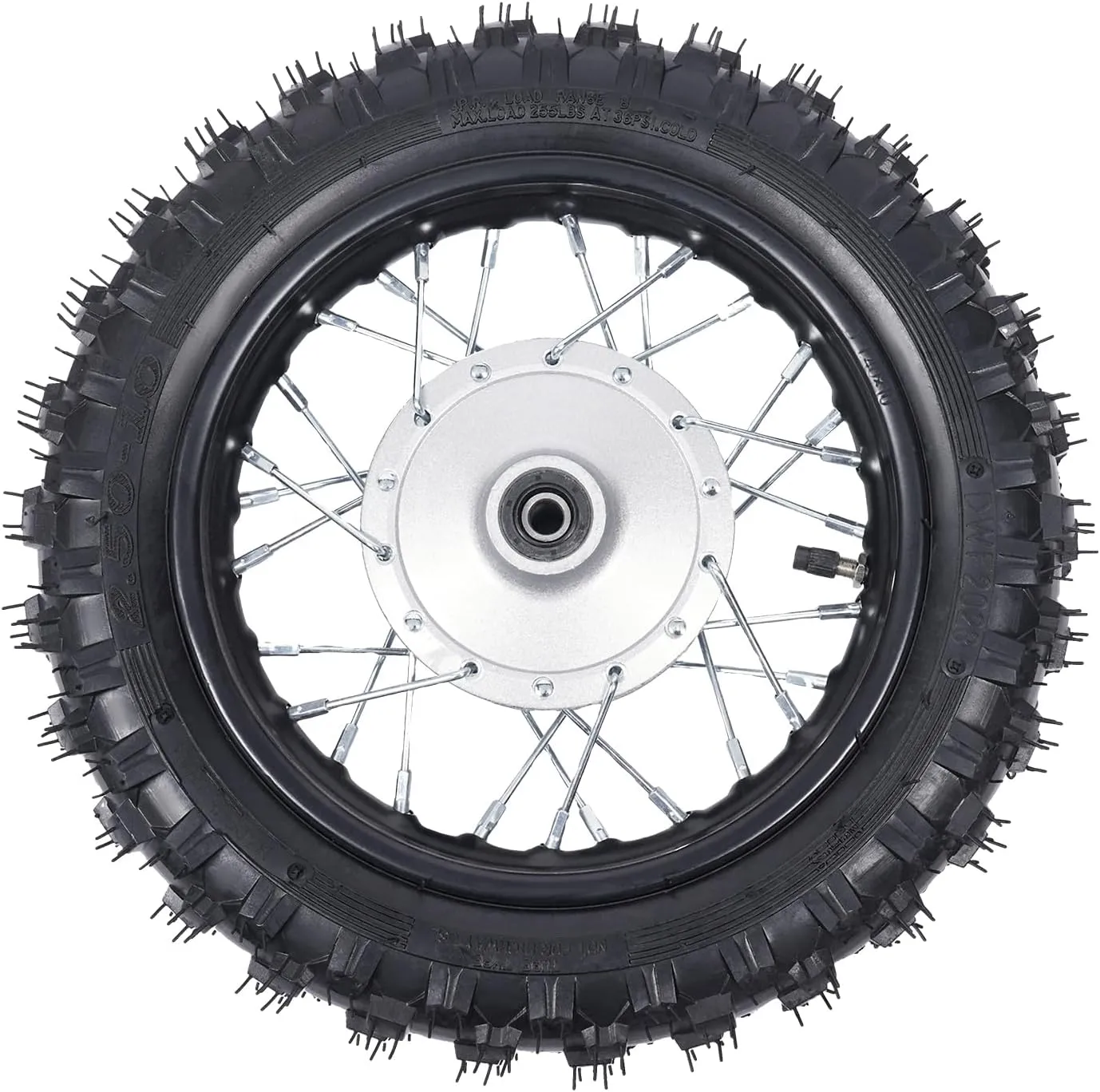 2.50-10 Front & Rear Wheels Rims Tires Assembly 2.5-10 Drum Brake Pit Bike Fits HondaCRF50 XR50 BBR KLX Dirt Bikes