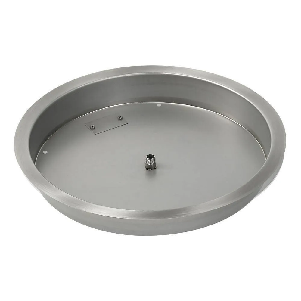 25" Drop In Burner Pan. ROUND