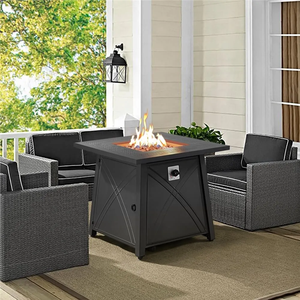 28 Inch Propane Fire Pit Table