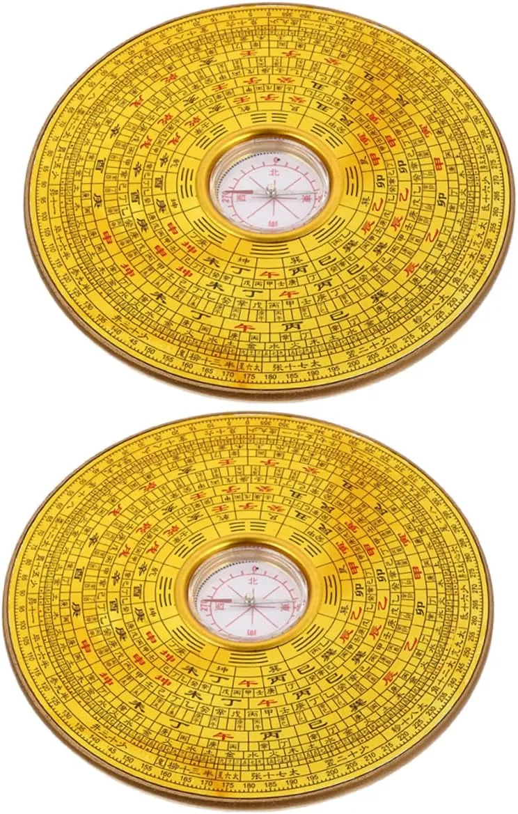 2pcs Geology Compass for Education Teaching Aid Outdoor Navigation Tool