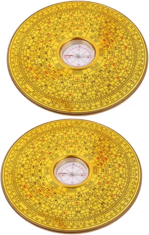 2pcs Geology Compass for Education Teaching Aid Outdoor Navigation Tool