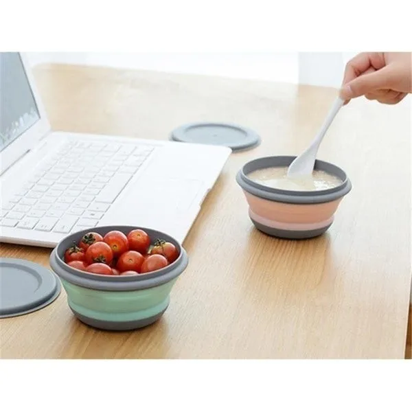 3-Pieces: Folding Camping Bowl Set