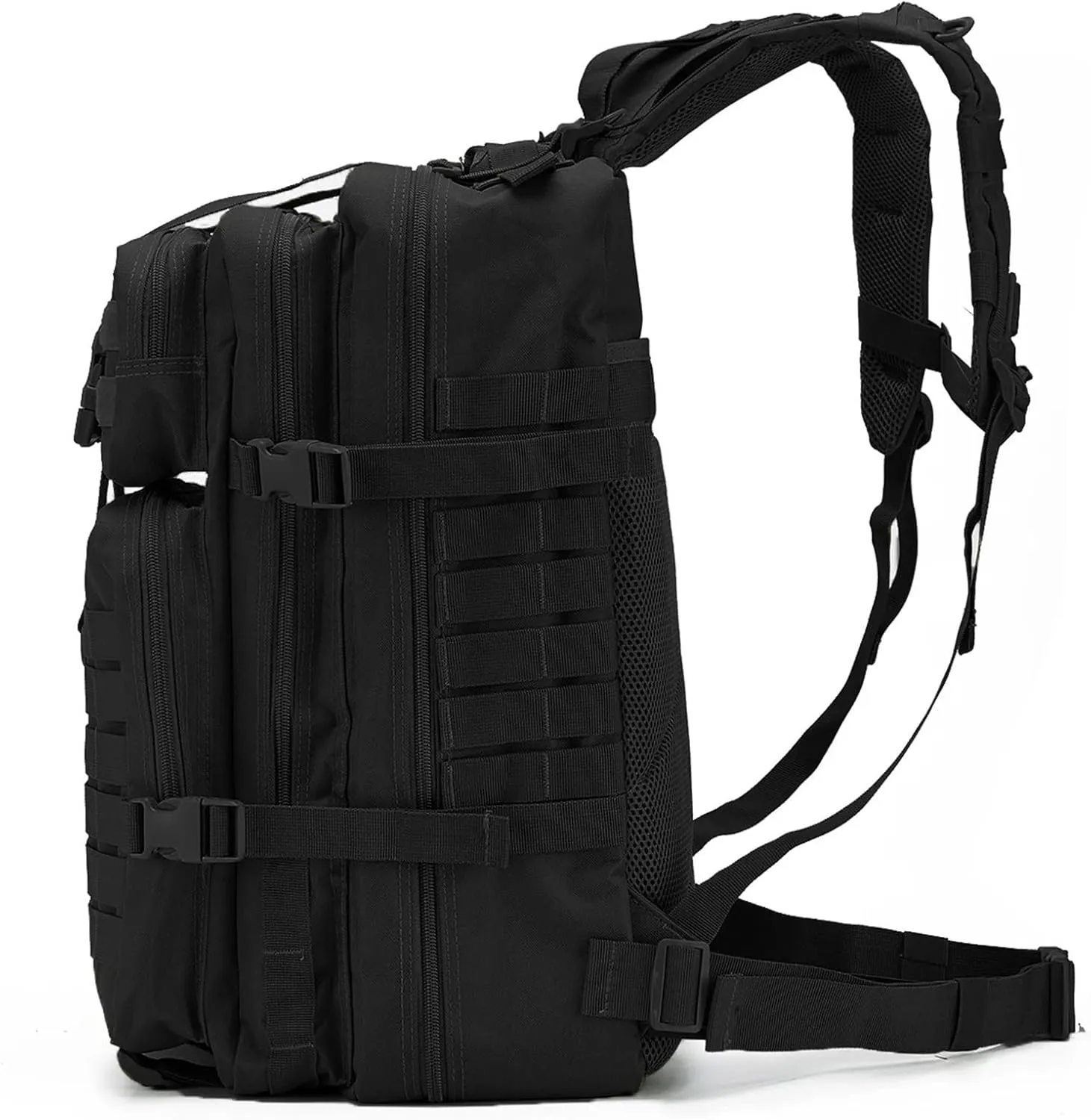 30L Tactical Backpacks Man Traveling Bags Survival Outdoor 3P Assault Pack EDC Molle Pack Hiking Trekking Hunting Bag(Gray)