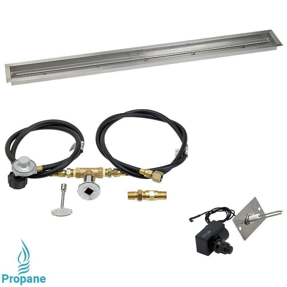 30" x 6" Drop in Pan. Linear. Spark Ignition