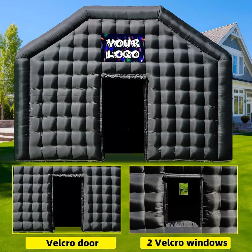30x20x13Ft Inflatable Night Club Party Tent Disco Cube Gazebo Event House