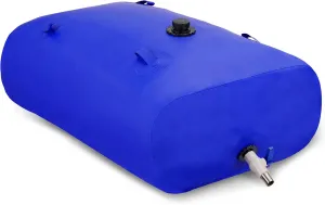 350L/92gal Foldable Water Bladder Storage Container - Large Capacity Soft Water Bag for Drought Resistance, Fire Prevention, and Emergency Water