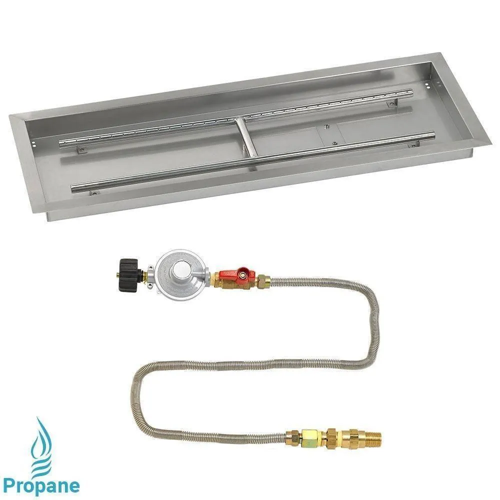 36" x 12" Drop in Pan. Rectangular. Match Light
