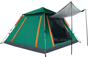 4-5 Person Camping Tent, Outdoor Foldable Waterproof Tent with 2 Mosquito Nets Windows, Carrying Bag for Hiking Climbing Adventure Fishing, Easy Setup Instant Family Travel Tent