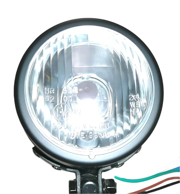 4 Inch Satin Black Headlamp