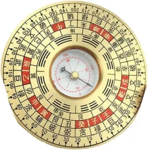 5.5cm Fengshui Compass Professional High-Precision Portable Mini Pure Copper Small Compass