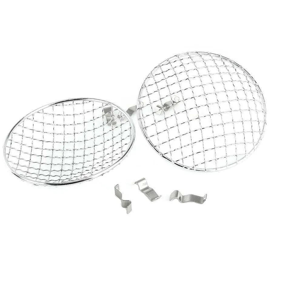 7" Stainless Mesh Headlamp Stone Guards