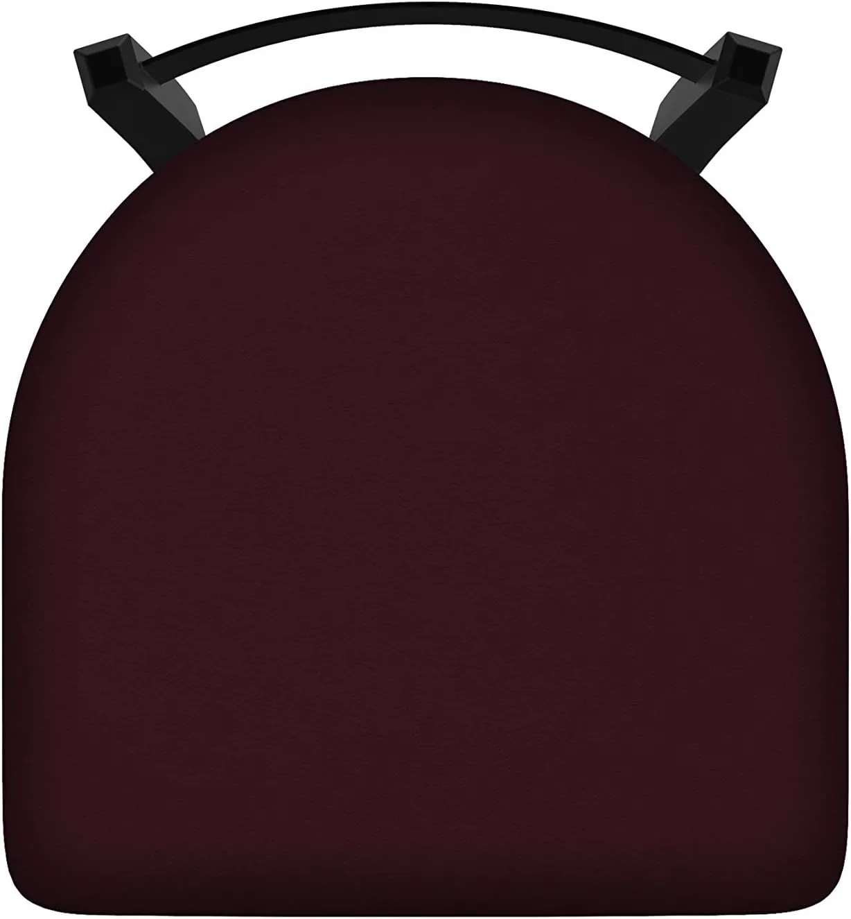 821 Catalina 25" Low Back Swivel Counter Stool with Black Wrinkle Finish and Canter Bordeaux Seat