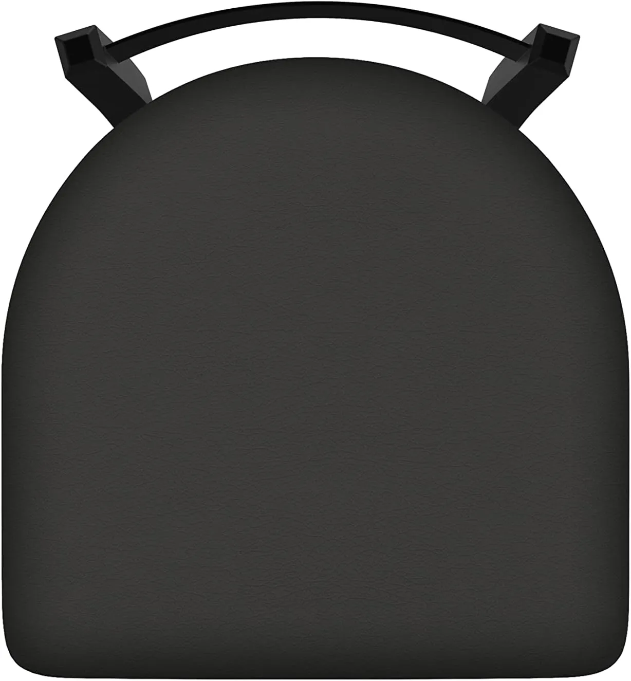821 Catalina 25" Low Back Swivel Counter Stool with Black Wrinkle Finish and Canter Iron Seat