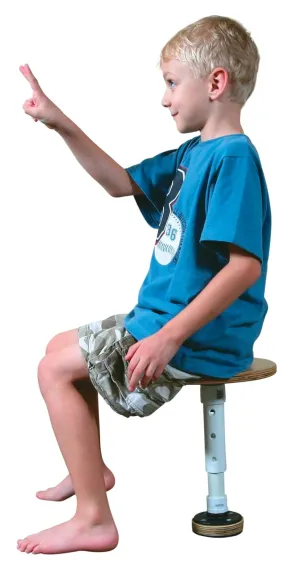 Abilitations Integrations T-Stool, Single-Leg, Round, Padded