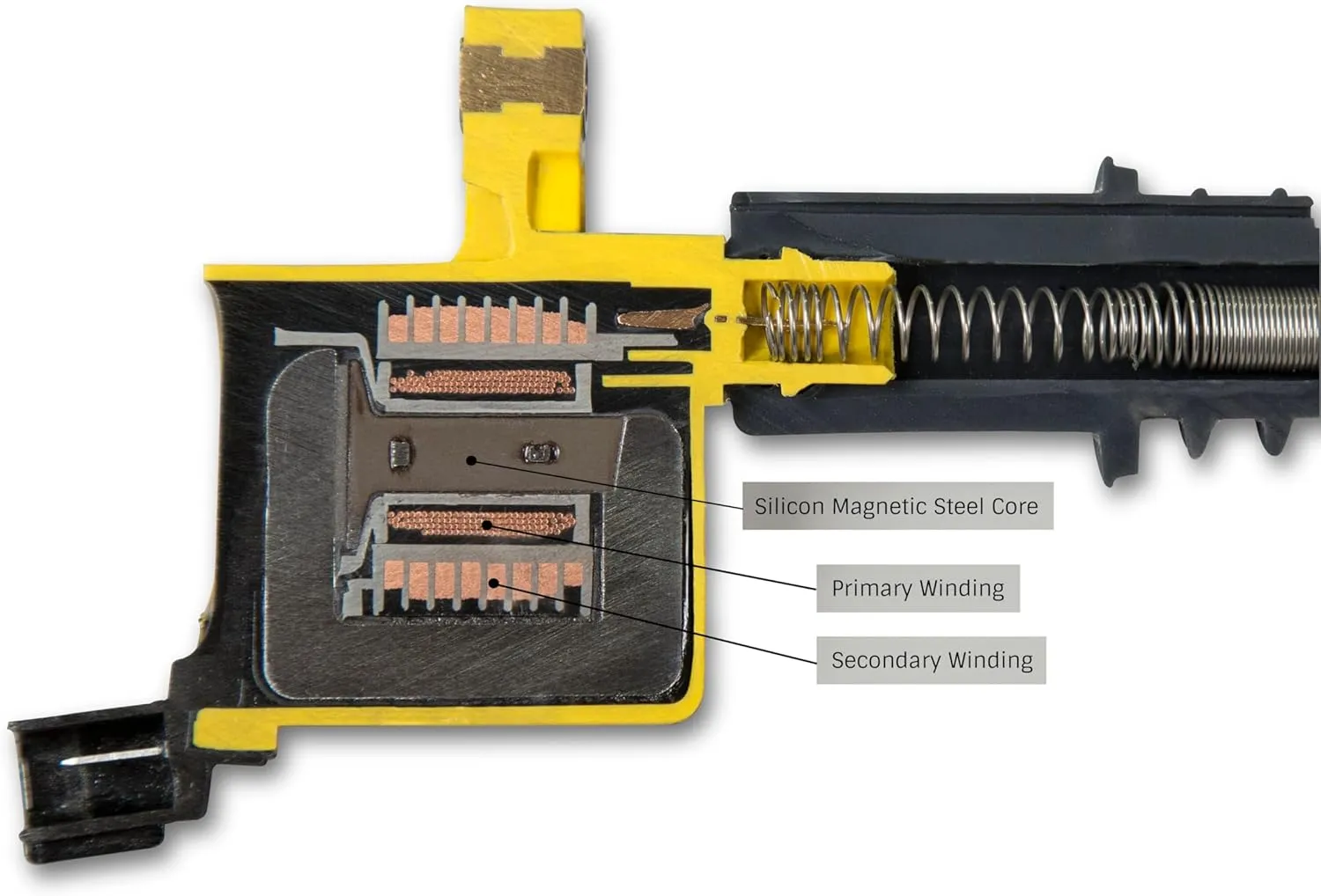 ACCEL 140033-8 Supercoil Ignition Coil - Yellow - 8-Pack