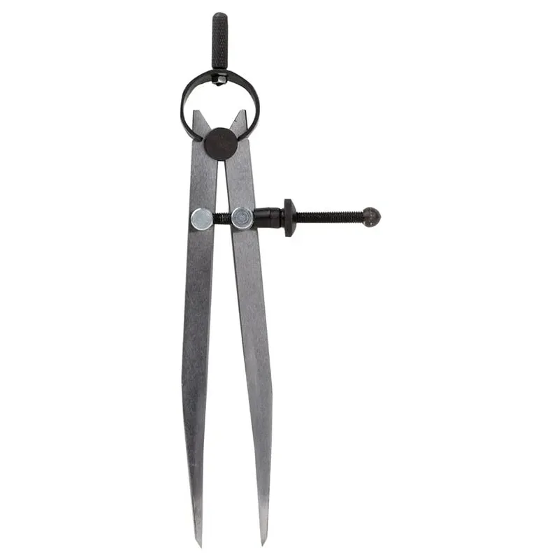 Adjustable 6" Lockable Steel Divider Wing Compass for Leather Craft