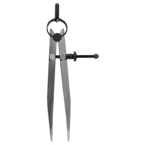 Adjustable 6" Lockable Steel Divider Wing Compass for Leather Craft