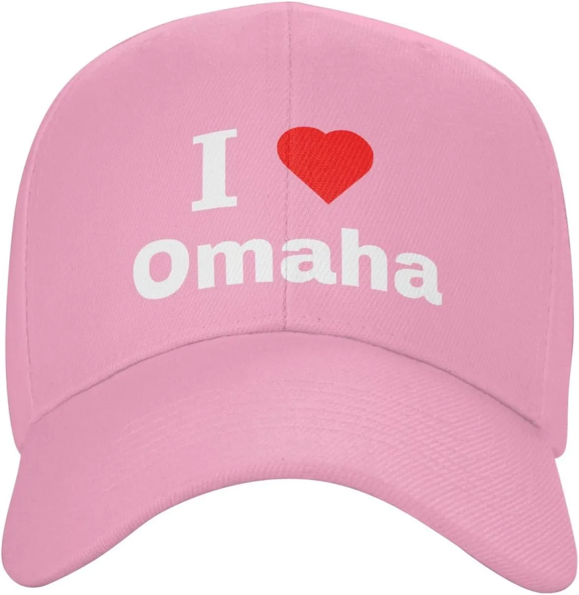 Adjustable I Love Omaha Baseball Cap for Men Women Classic Casual Unisex Dad Hat Trucker Hat