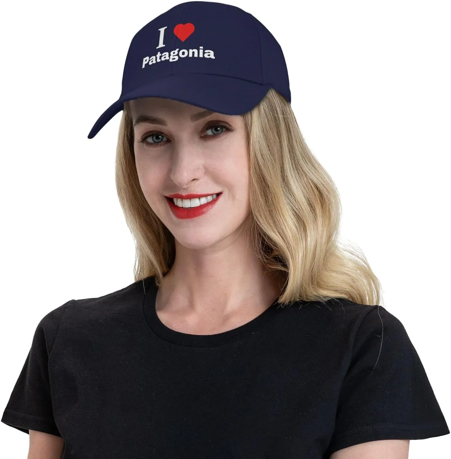 Adjustable I Love Patagonia Baseball Cap for Men Women Classic Casual Unisex Dad Hat Trucker Hat