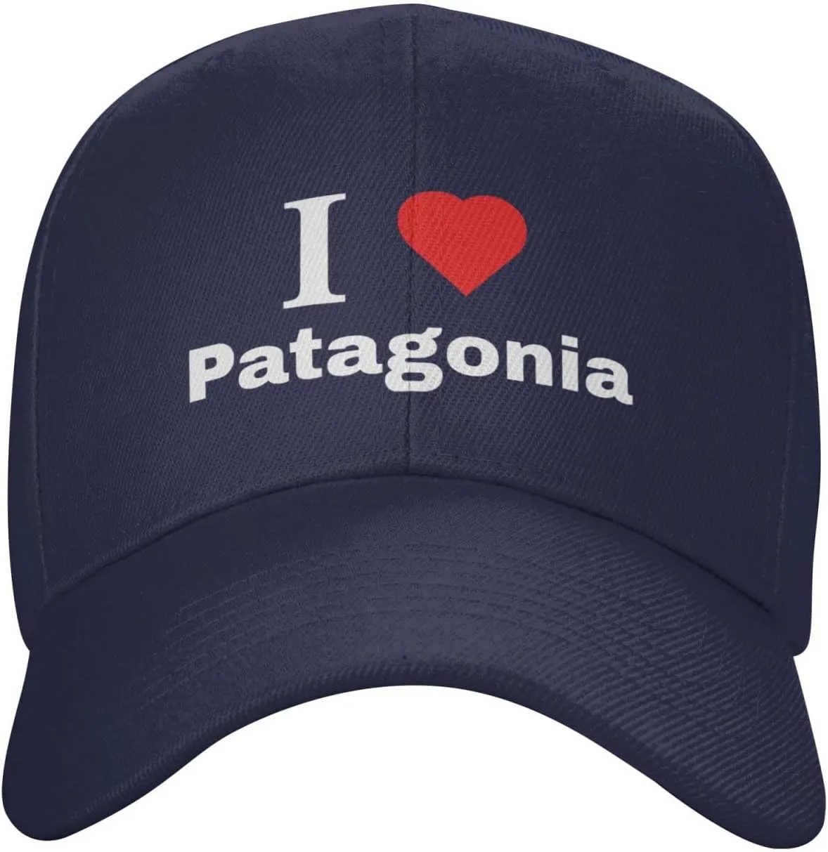 Adjustable I Love Patagonia Baseball Cap for Men Women Classic Casual Unisex Dad Hat Trucker Hat