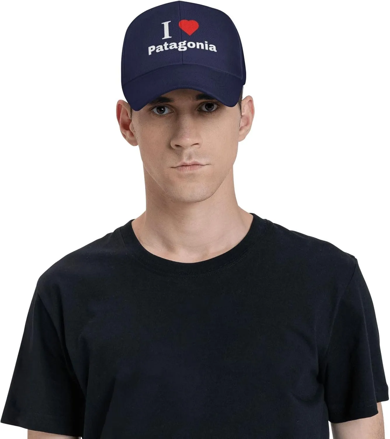 Adjustable I Love Patagonia Baseball Cap for Men Women Classic Casual Unisex Dad Hat Trucker Hat