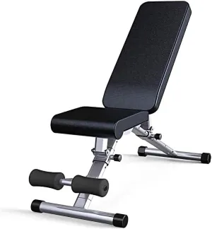 Adjustable Incline Folding Bench,Home Or Commercial Fitness Equipment,Folding Dumbbell Stool Bench Press Stool Utility Weight Benches,Multi-Adjustable Backrest