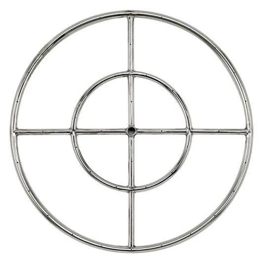 American Fire Glass Gas Fire Rings 6"-48" | Starting at