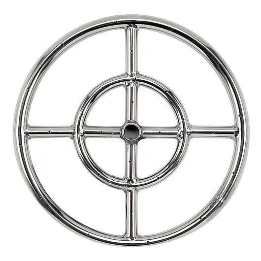 American Fire Glass Gas Fire Rings 6"-48" | Starting at