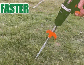 AnchorPro - 8" Screw In Tent Stakes - Ground Anchors Screw In