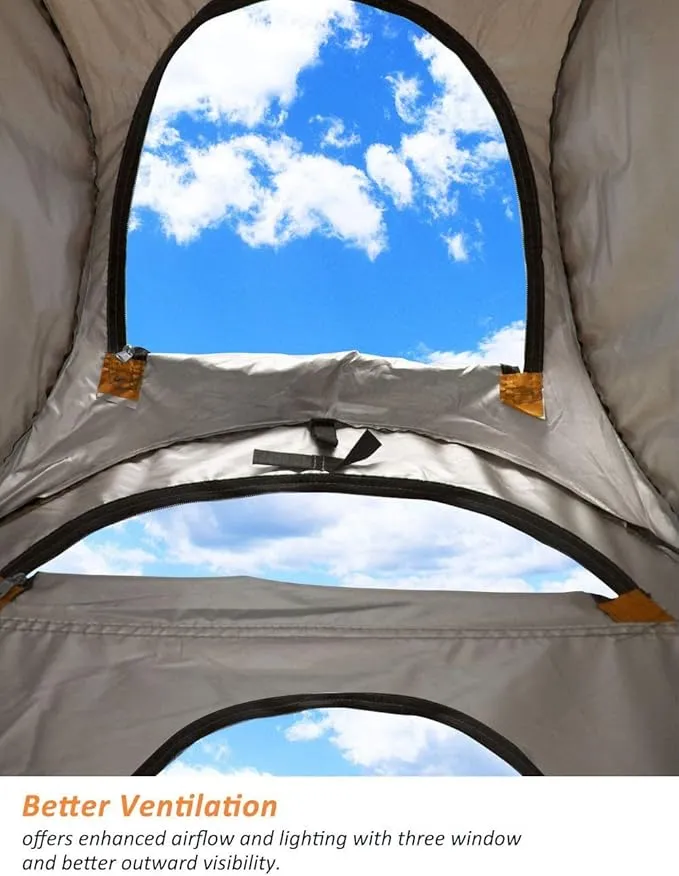 anngrowy Pop Up Privacy Tent Shower Tent Portable Outdoor Camping Bathroom Toilet Tent Changing Dressing Room Privacy Shelters Room for Hiking and Beach Sun Shelter Picnic Fishing– UPF40  Waterproof