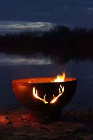 Antlers-FPA-MLS120-NG-AWEIS Fire Pit NG, Metal