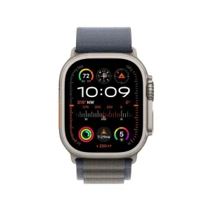 Apple Watch Ultra 2 Titanium Case with Blue Alpine Loop MREQ3SO/A