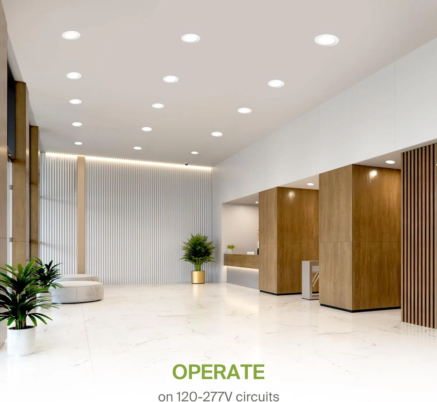 ASD Fire Rated Recessed Light 4 Inch, 12W 120-277V, Mini Panel Baffle Trim, 5 CCT 2700K/3000K/3500K/4000K/5000K, Dimmable Canless Commercial LED Downlight, Wet and IC Rated, Air Tight, ETL, 6 Pack