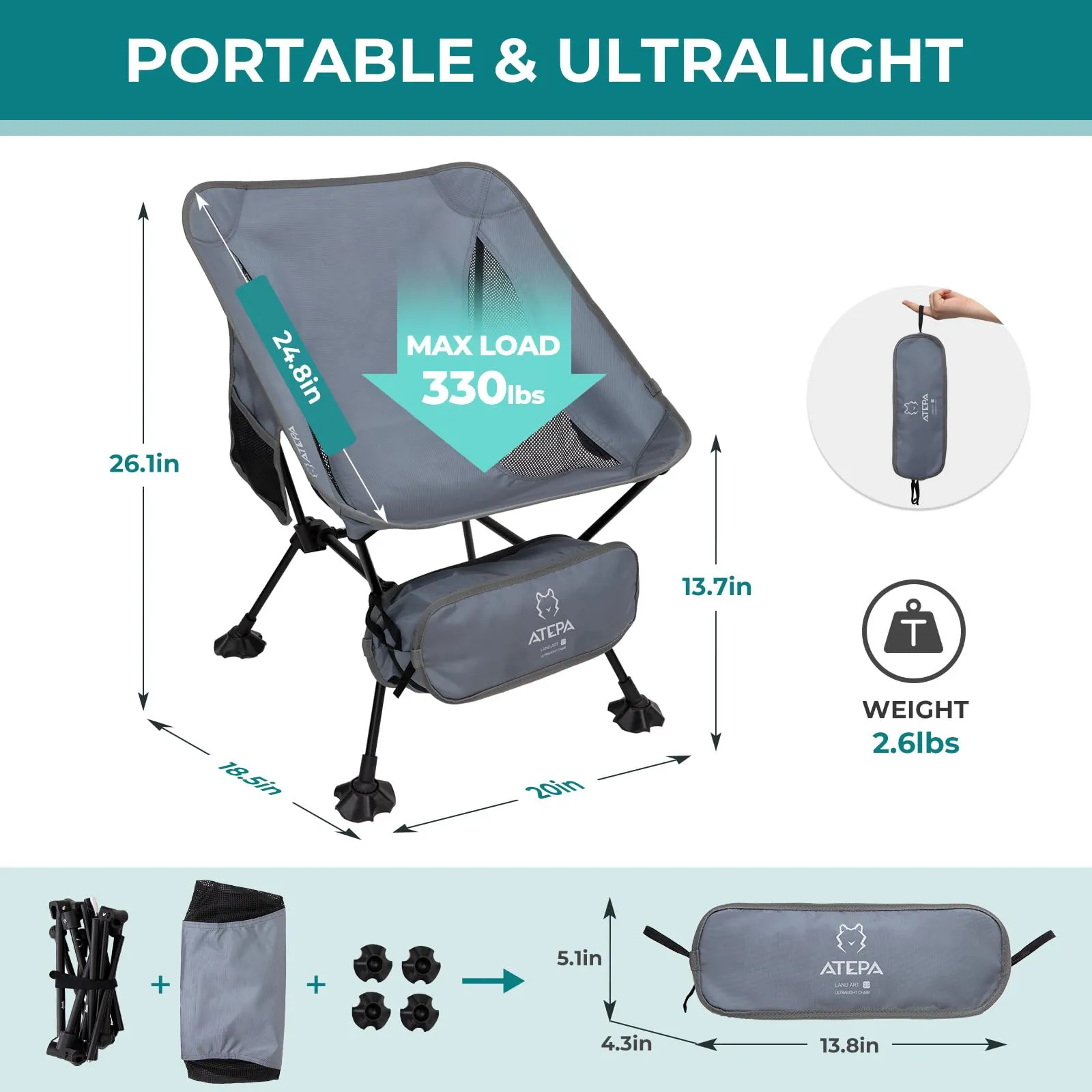 ATEPA Camp Chair