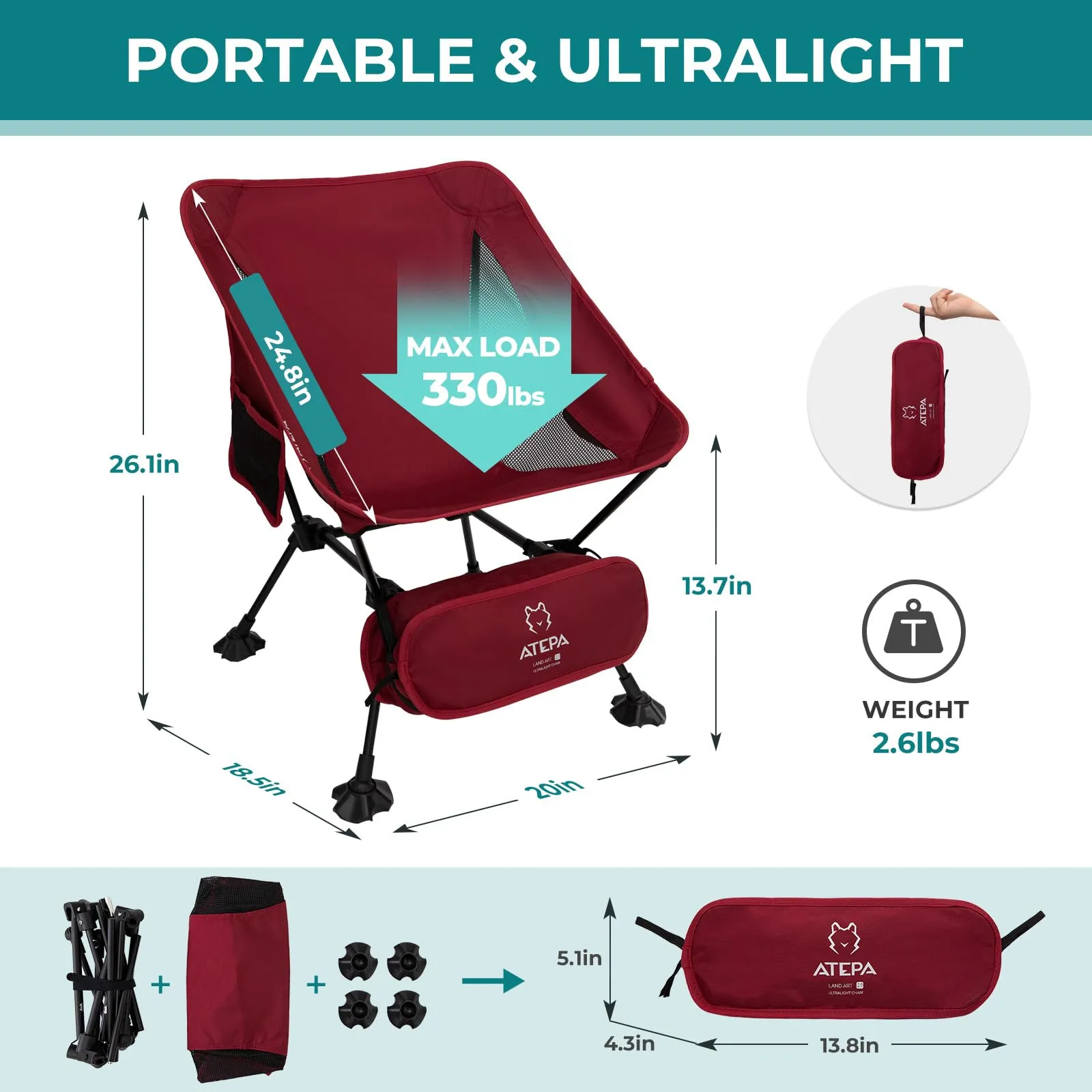 ATEPA Camp Chair