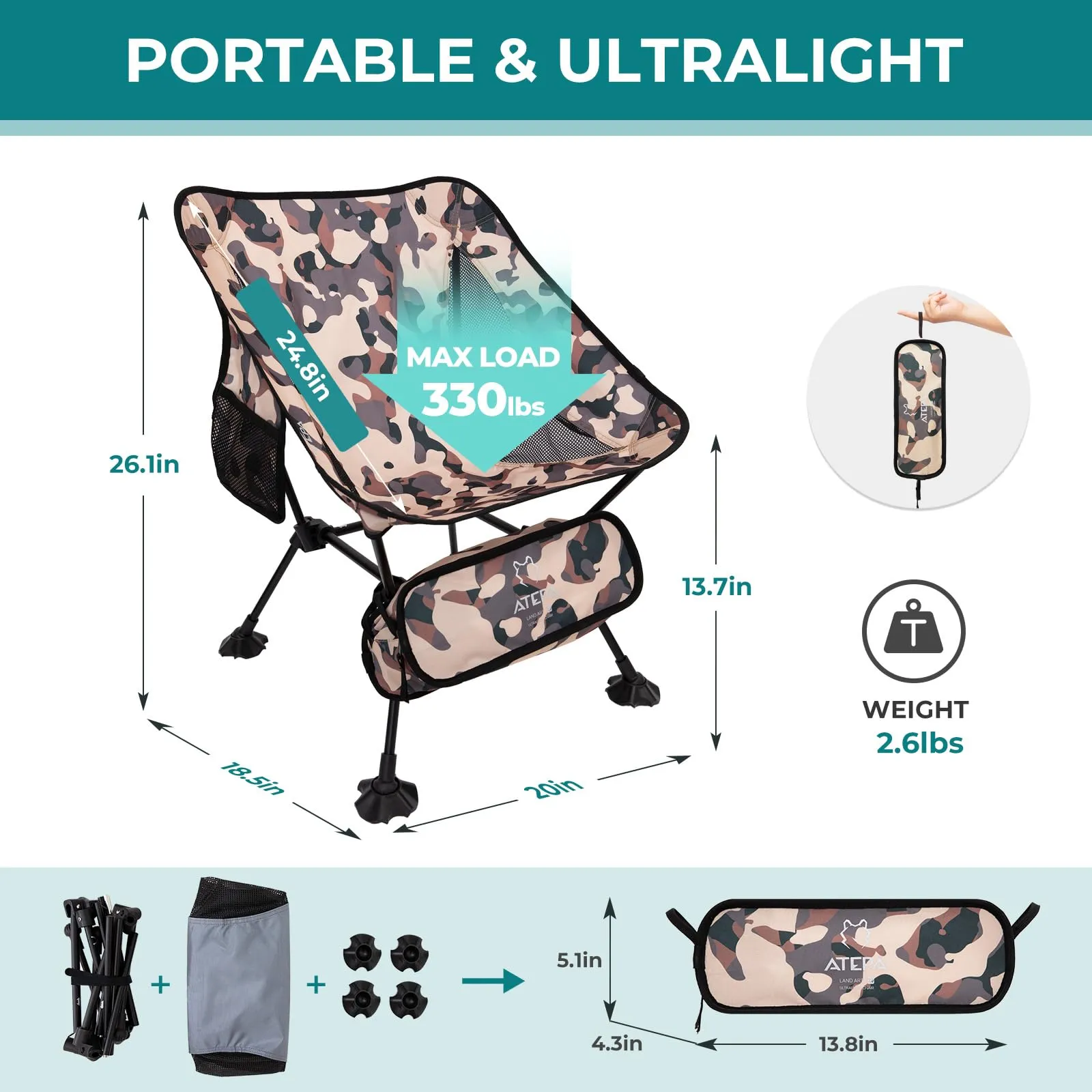 ATEPA Camp Chair