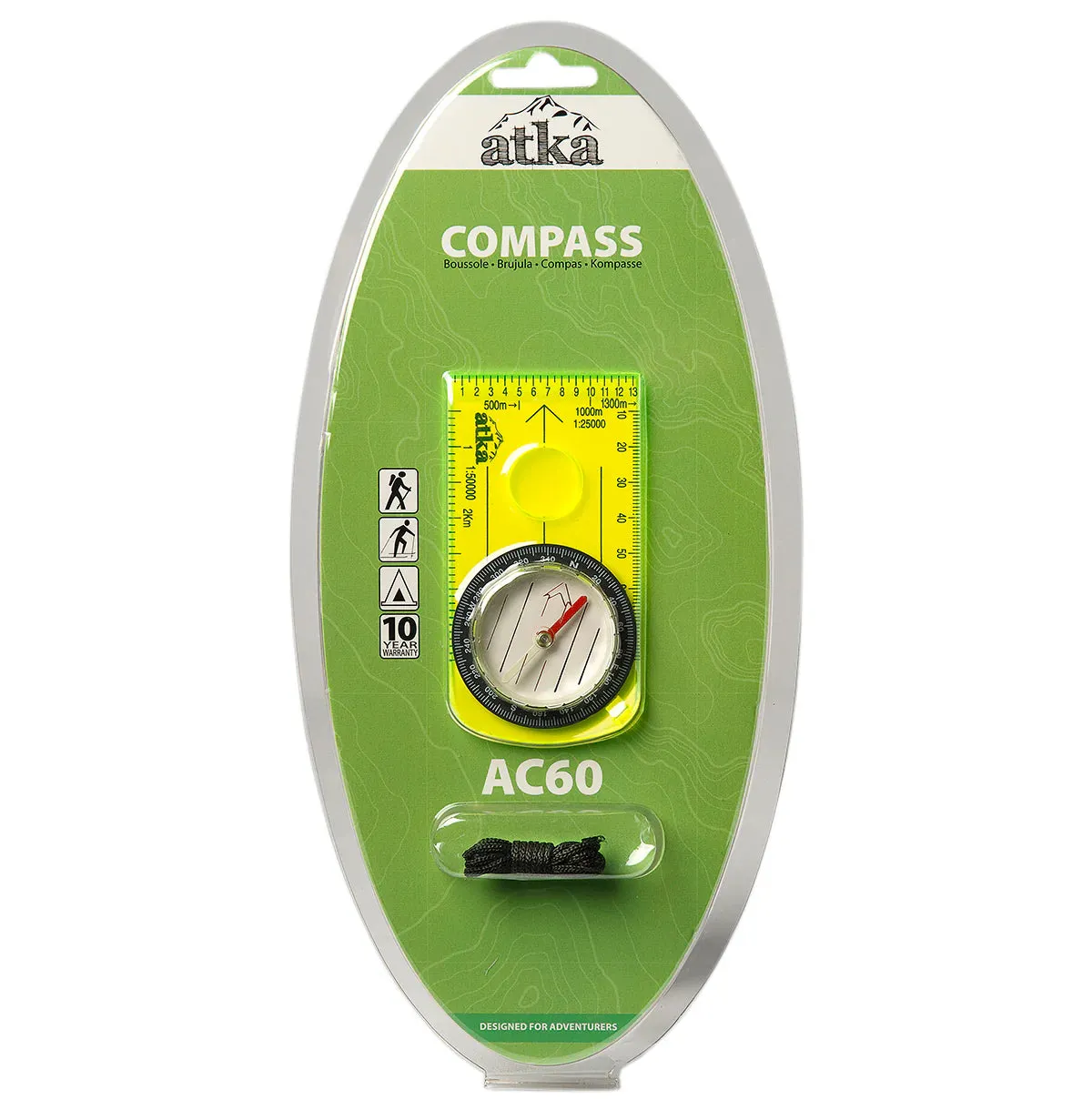 Atka AC60 Camping & Hiking Compass